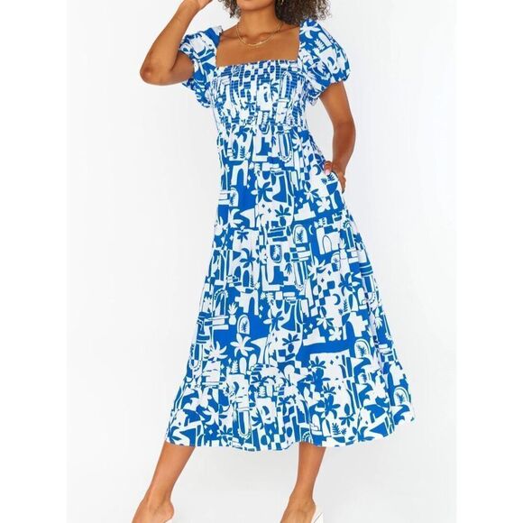 SHOW ME YOUR MUMU Afternoon Tea Midi Dress NEW NWT - Picture 2 of 10